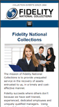 Mobile Screenshot of fidelitycollections.com